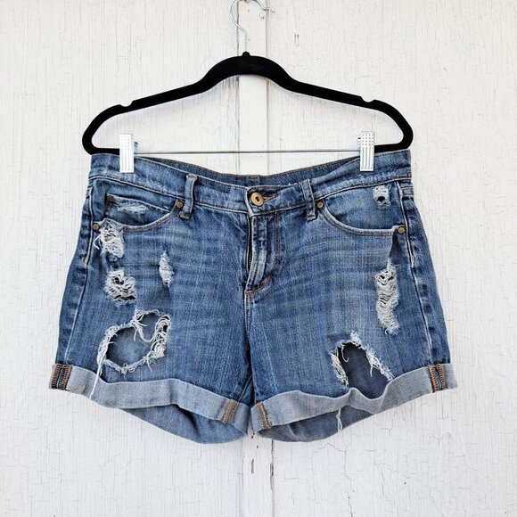 Articles of Society Distressed Denim Jean Shorts‎ - Picture 1 of 6